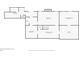 Basement floor plan with media room, gym, laundry, bathroom, and storage areas; great for entertaining and relaxing at 5430 Burdette Se Rd, Mableton, GA 30126