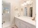Bright bathroom boasts double sinks and ample counter space at 5430 Burdette Se Rd, Mableton, GA 30126