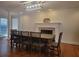 The dining area offers wood floors, fireplace, and decor at 5430 Burdette Se Rd, Mableton, GA 30126