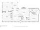 Detailed first floor plan showing the layout of the kitchen, living room, and primary bedroom suite at 5430 Burdette Se Rd, Mableton, GA 30126