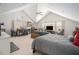 Large and inviting main bedroom boasting vaulted ceilings, ample seating, and lots of natural light at 5430 Burdette Se Rd, Mableton, GA 30126