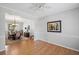 Bright dining room with hardwood floors at 4140 Hillsborough, Cumming, GA 30041