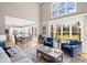 Bright living room with large windows and hardwood floors at 4140 Hillsborough, Cumming, GA 30041
