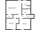 Upstairs floorplan layout showing primary bedroom, walk in closet, three bedrooms, hallway and bathroom at 539 Villa Rosa Rd, Temple, GA 30179