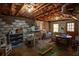 An unfinished basement with exposed ceiling and concrete block wall at 959 Hampton Nw Trl, Lilburn, GA 30047