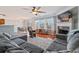 Cozy living room features a fireplace, comfortable seating, and lots of natural light at 2845 Englewood Dr, Cumming, GA 30040