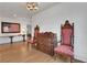 Entryway boasting hardwood floors, traditional furnishing, and decor at 2620 Middle Coray Cir, Marietta, GA 30066