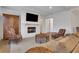 Comfortable living room featuring a fireplace, mantel, and hardwood flooring at 2620 Middle Coray Cir, Marietta, GA 30066