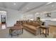 Open-concept living room connecting to the kitchen, creating a perfect space for entertaining at 2620 Middle Coray Cir, Marietta, GA 30066