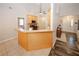 Inviting kitchen with breakfast bar, neutral tile and a modern design at 70 Oaklake Dr, Covington, GA 30016