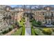 Beautiful courtyard style building with green accents and manicured landscaping at 907 Piedmont Ne Ave # 7, Atlanta, GA 30309