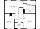 Detailed floor plan of the second story at 3575 Bonneville Dr, Cumming, GA 30041