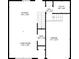 Detailed floorplan showcasing the layout, kitchen, living room, bath, garage, utility room, and dimensions at 3575 Bonneville Dr, Cumming, GA 30041