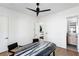 Bright office space leads to second floor hallway and adjacent bathroom at 1051 Wimberly Ne Rd, Brookhaven, GA 30319