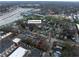A bird's-eye view reveals a residential lot near the Beltline, surrounded by charming homes and urban amenities at 109 Chester Se Ave, Atlanta, GA 30316