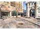 Exterior view of 300 Peachtree Towers near the Carnegie monument, offering a blend of residential and historical charm at 300 Peachtree Ne St # 24F, Atlanta, GA 30308