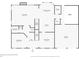 First floor layout featuring an open living room, kitchen, dining room, and office space at 4312 White Hickory Nw Ln, Kennesaw, GA 30152