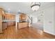 A kitchen featuring wood cabinets, black countertops and stainless steel appliances at 4312 White Hickory Nw Ln, Kennesaw, GA 30152