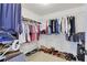 Walk-in closet with ample storage space for clothes and shoes at 1803 Stone Bridge Way, Marietta, GA 30064