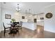 Bright kitchen and dining area with stainless appliances and room for entertaining at 1803 Stone Bridge Way, Marietta, GA 30064
