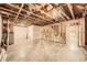 Large unfinished basement with concrete flooring, exposed ductwork, and framed walls at 2290 Dragonfly Nw Ct, Acworth, GA 30101