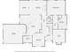 Detailed first floor plan showcasing the layout, room dimensions, and flow of the home at 2290 Dragonfly Nw Ct, Acworth, GA 30101