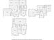 Collection of floor plans showing the different levels and layout of the home at 2290 Dragonfly Nw Ct, Acworth, GA 30101