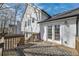 Exterior view of a deck with white vinyl siding at 210 Barrett Springs Way, Canton, GA 30115