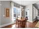 Charming breakfast nook with natural light and a view of the backyard at 129 Euharlee 5 Forks Rd, Euharlee, GA 30145