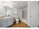 Bathroom with shower-tub and single sink vanity at 125 Fairhaven Trl, Fairburn, GA 30213