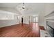 Spacious open-concept living area with hardwood floors and abundant natural light at 125 Fairhaven Trl, Fairburn, GA 30213