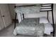 This bedroom features a bunk bed with sage green bedding at 245 Mathewson Pl, Atlanta, GA 30314