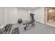 Basement workout room featuring exercise equipment and mirrors at 2867 Watchtower Approach Nw, Marietta, GA 30064