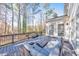 Relaxing deck with comfortable seating and wooded views at 2867 Watchtower Approach Nw, Marietta, GA 30064