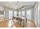 Cozy dining room features pendant lighting and sun-filled windows at 2867 Watchtower Approach Nw, Marietta, GA 30064