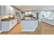 Open kitchen design with granite counters and easy access to living room at 2867 Watchtower Approach Nw, Marietta, GA 30064