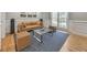 Cozy living room with hardwood floors, wainscoting, and stylish furnishings at 2867 Watchtower Approach Nw, Marietta, GA 30064