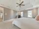 Relax in this main bedroom with carpet floors, ceiling fan and bright windows at 2867 Watchtower Approach Nw, Marietta, GA 30064