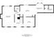 First floor plan featuring a Gathering room, kitchen, breakfast area, office, laundry room, bathroom, and foyer at 3034 Bristlewood Nw Ln, Marietta, GA 30064