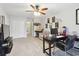 Large living room space with lots of media and artwork at 3034 Bristlewood Nw Ln, Marietta, GA 30064