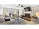Spacious living room featuring a fireplace, lots of seating, and neutral décor providing a relaxing atmosphere at 3034 Bristlewood Nw Ln, Marietta, GA 30064