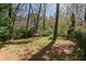 Large backyard with mature trees at 621 Spruce Dr, Stone Mountain, GA 30083