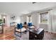 Spacious living area boasts hardwood floors, updated paint, and ample natural light at 1199 Murray Sw Cir, Marietta, GA 30064