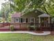 Charming single story brick home with a large front porch and well-maintained landscaping at 2380 Strathmore Dr, Atlanta, GA 30324