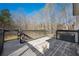 Spacious back deck with wooded views, ideal for outdoor entertaining and relaxing at 274 Sleepy Hollow Rd, Powder Springs, GA 30127