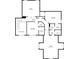 Detailed second floor plan showing layout of bedrooms, bathrooms, closets, and hall at 3284 Kylee Dawn Cir, Lawrenceville, GA 30045