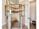 Deluxe walk-in shower includes rain shower head, handheld sprayer, and custom tile details at 3284 Kylee Dawn Cir, Lawrenceville, GA 30045