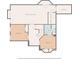 Basement floor plan featuring recreation room, two bedrooms, bath, electrical and storage rooms at 3640 Ridgeway Ter, Suwanee, GA 30024