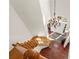 Foyer featuring staircase, chandelier and hardwood floors at 3640 Ridgeway Ter, Suwanee, GA 30024