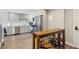Modern kitchen equipped with stainless steel appliances, sleek countertops, and breakfast bar with seating at 215 Piedmont Ne Ave # 2103, Atlanta, GA 30308